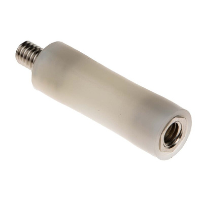 RS PRO Standoff, M4 x M4 Thread, 25mm Body, Nylon, Male/Female, 6mm Stud