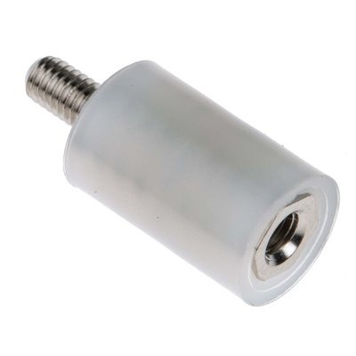 RS PRO Standoff, M3 x M3 Thread, 13mm Body, Nylon, Male/Female, 6mm Stud