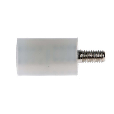 RS PRO Standoff, M3 x M3 Thread, 13mm Body, Nylon, Male/Female, 6mm Stud