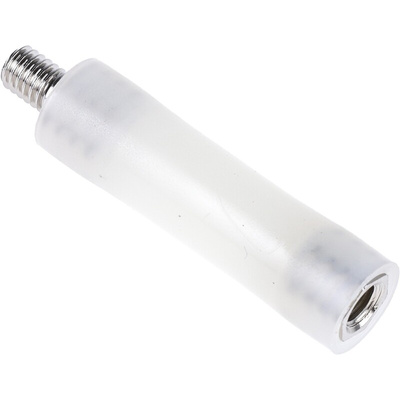 RS PRO Standoff, M4 x M4 Thread, 30mm Body, Nylon, Male/Female, 6mm Stud
