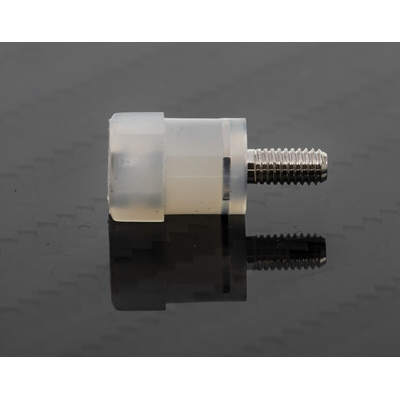 RS PRO Standoff, M3 x M3 Thread, 10mm Body, Nylon, Male/Female, 6mm Stud