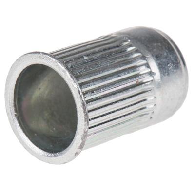 AVK Plain, M8 Steel Threaded Insert, 15.11mm diameter 13.5mm Depth 10.8mm