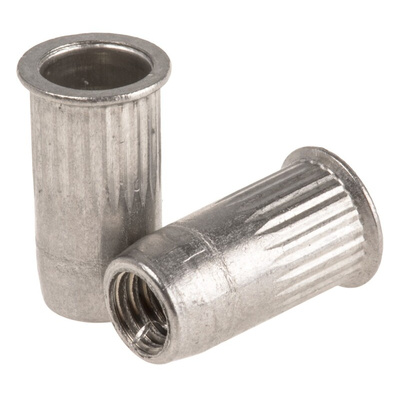 Böllhoff Plain, M4 Stainless Steel Threaded Insert, 7mm diameter 6mm Depth 11.6mm