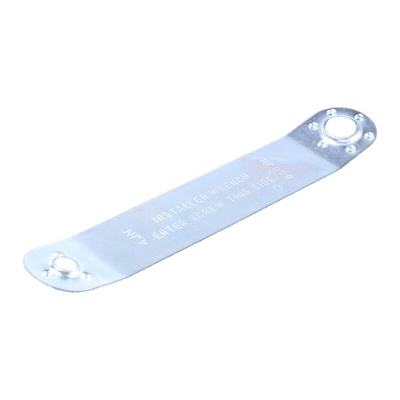 RS PRO Bright Zinc Plated, M4 Steel Threaded Insert, 11.89mm diameter 8.38mm Depth 21.36mm