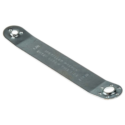 RS PRO Bright Zinc Plated, M5 Steel Threaded Insert, 13.49mm diameter 10.16mm Depth 18.19mm