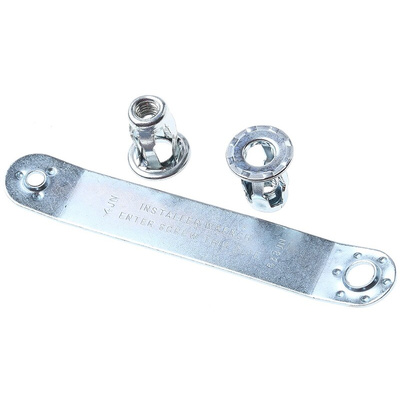 RS PRO Bright Zinc Plated, M6 Steel Threaded Insert, 15.88mm diameter 11.43mm Depth 18.57mm