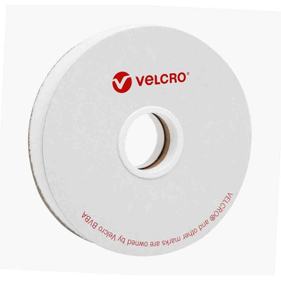Velcro White Loop Tape, 20mm x 5m