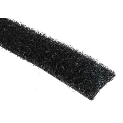 Velcro Black Hook & Loop Tape, 20mm x 10m