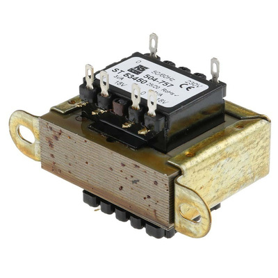 RS PRO 6VA 2 Output Chassis Mounting Transformer, 18V ac