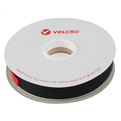 Velcro Black Hook Tape, 20mm x 5m