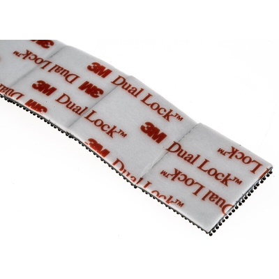 3M Black Hook & Loop Tape, 25mm x 625mm