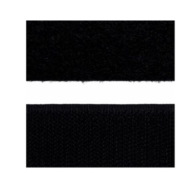 3M Black Hook & Loop Tape, 25mm x 5m