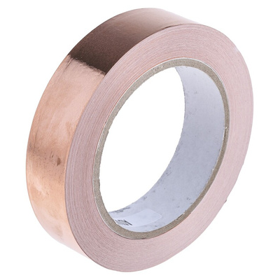RS PRO Conductive Metallic Tape, 25mm x 33m