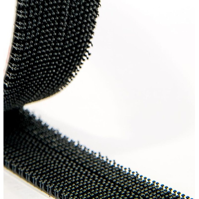 RS PRO Low Profile Black Hook & Loop Tape, 25mm x 5m