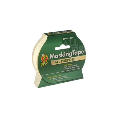 DUCK TAPE 232317 Beige Masking Tape 25mm x 50m