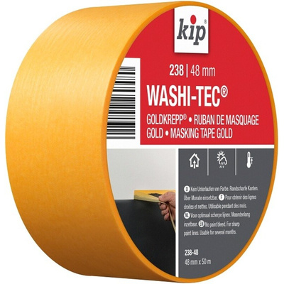 KIP 238-48 Gold Masking Tape 48mm x 50m