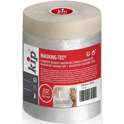 KIP 232-54 Beige Masking Tape 550mm x 33m