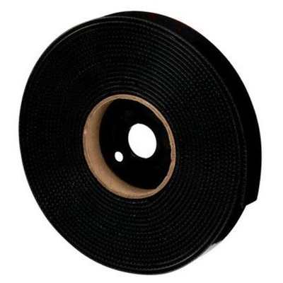 3M Black Reclosable Fastener, 25.4mm x 45.7m