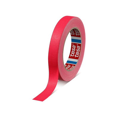 Tesa Pink Acrylic Coated Gaffa Tape, 19mm x 25m, 0.28mm Thick