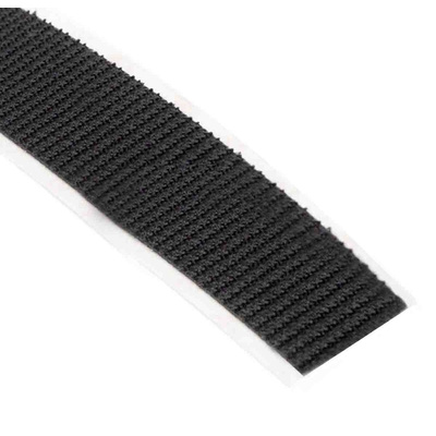 Velcro Black Hook & Loop Tape, 20mm x 5m