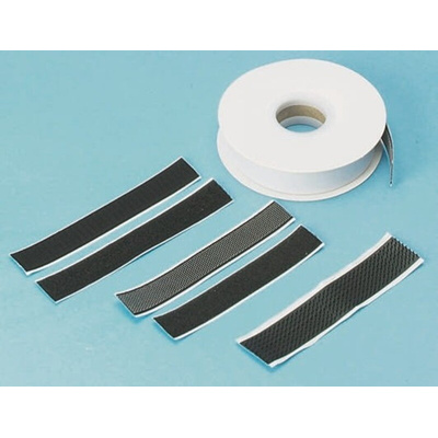 Velcro Black Hook & Loop Tape, 20mm x 5m