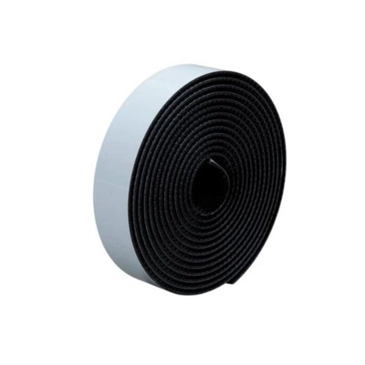 3M Black Hook & Loop Tape, 25mm x 5m