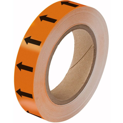 Brady Black, Orange High Visibility Tape 25.00mm x 33.00m