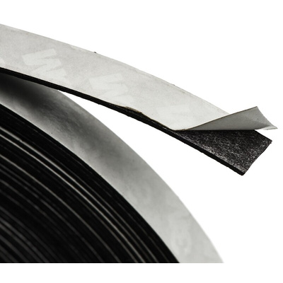 10m Magnetic Tape, Adhesive Back, 0.75mm Thickness