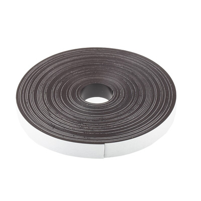 10m Magnetic Tape, Adhesive Back, 0.75mm Thickness