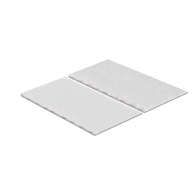 Velcro White Hook & Loop Tape, 50mm x 100mm