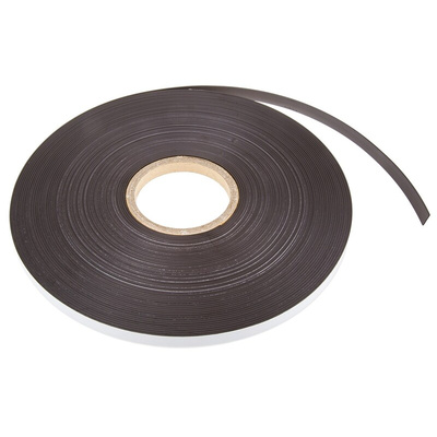 30m Magnetic Tape, Adhesive Back, 1.5mm Thickness