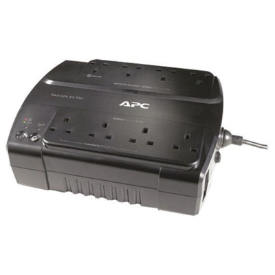 APC 700VA Stand Alone UPS Uninterruptible Power Supply, 230V Output, 405W - Offline