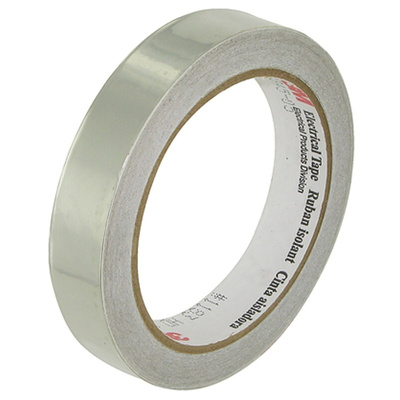 3M 1183 Conductive Tin Clad Copper Tape, 19.1mm x 16m