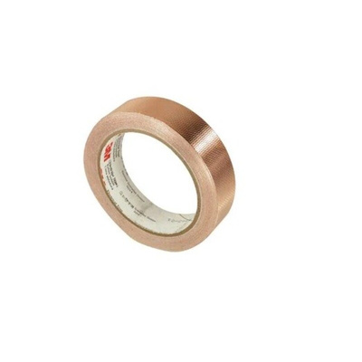 3M 1245 Conductive Metallic Tape, 12mm x 16m