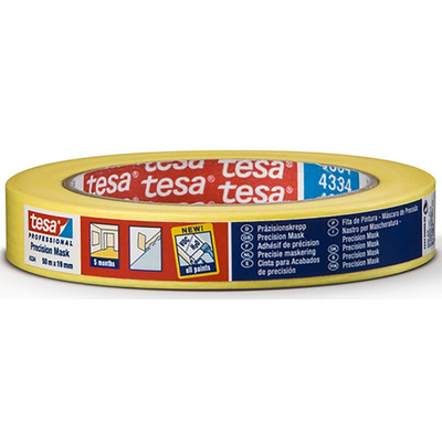 Tesa 4334 Yellow Masking Tape 19mm x 50m