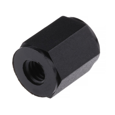 Essentra Threaded Standoff, M4 Thread, 10mm Body, Nylon, Female/Female