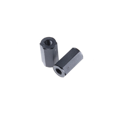Essentra Threaded Standoff, M4 Thread, 15mm Body, Nylon, Female/Female