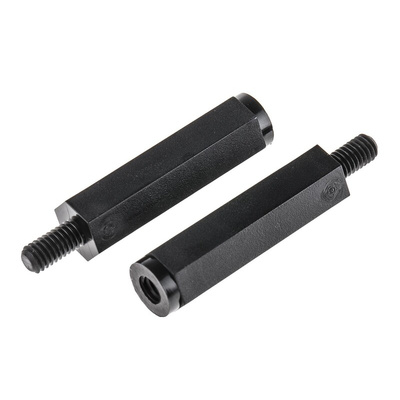 Essentra Standoff, M4 Thread, 30mm Body, Nylon, Male/Female