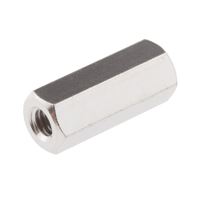 Essentra Standoff, M4 x M4 Thread, 18mm Body, Brass, Female/Female