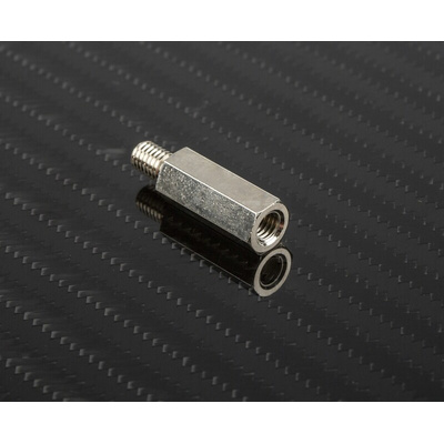 Wurth Elektronik Standoff, M5 x M5 Thread, 20mm Body, Brass, Male/Female, 8mm Stud