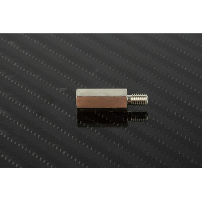 Wurth Elektronik Standoff, M5 x M5 Thread, 20mm Body, Brass, Male/Female, 8mm Stud