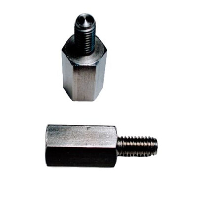 RS PRO Standoff, M2 x M2 Thread, 10mm Body, Stainless Steel, Male/Female, 10mm Stud