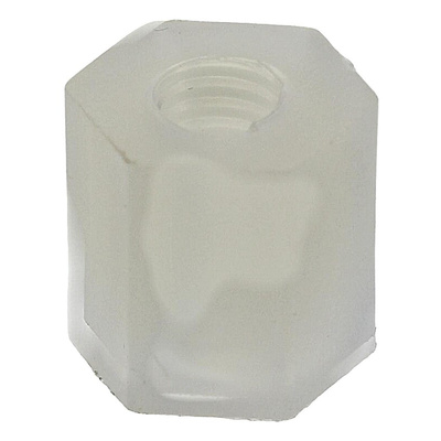 RS PRO Standoff, M3 x M3 Thread, 6mm Body, Nylon 66, Female/Female