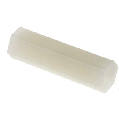 RS PRO Standoff, M3 x M3 Thread, 20mm Body, Nylon 66, Female/Female