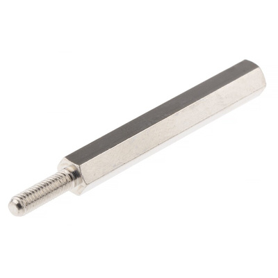 Essentra Standoff, M3 Thread, 35mm Body, Brass, Male/Female