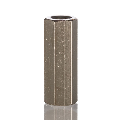 Essentra Threaded Standoff, M4 Thread, 20mm Body, Brass, Female/Female
