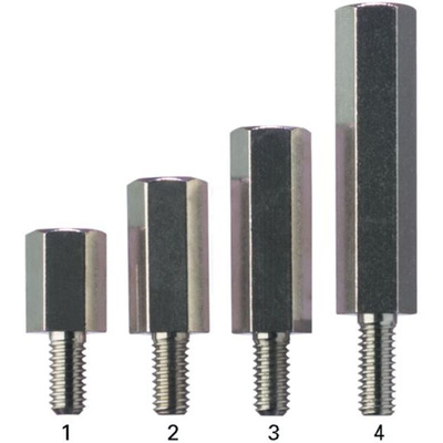 Fischer Elektronik Standoff, 10mm Body, Brass