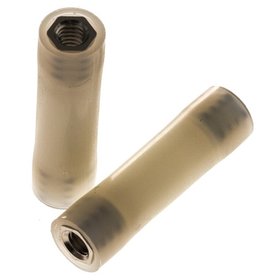 RS PRO Standoff, M4 x M4 Thread, 30mm Body, Nylon, Female/Female