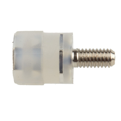 RS PRO Standoff, M3 x M3 Thread, 8mm Body, Nylon, Male/Female, 6mm Stud
