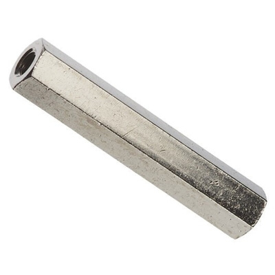 HIROSUGI Standoff, M4 x M4 Thread, 50mm Body, Brass, Female/Female